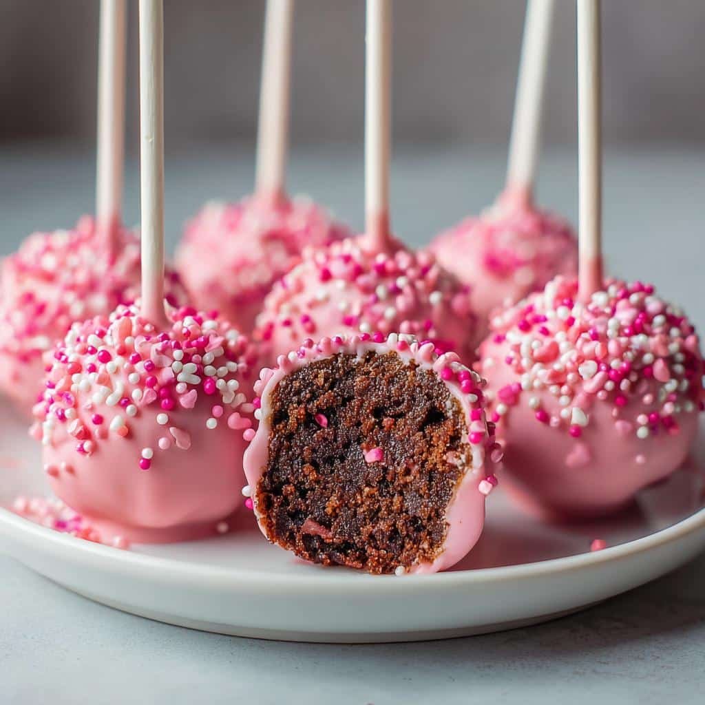 cake pops valentines - detail 1