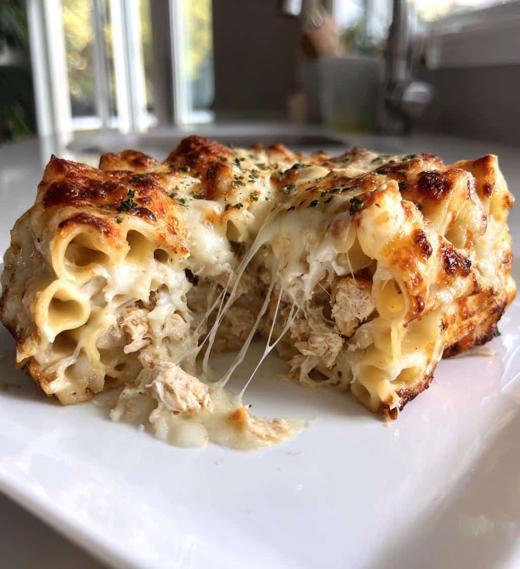 chicken alfredo lasagna rolls everyone is obsessed with - detail 1