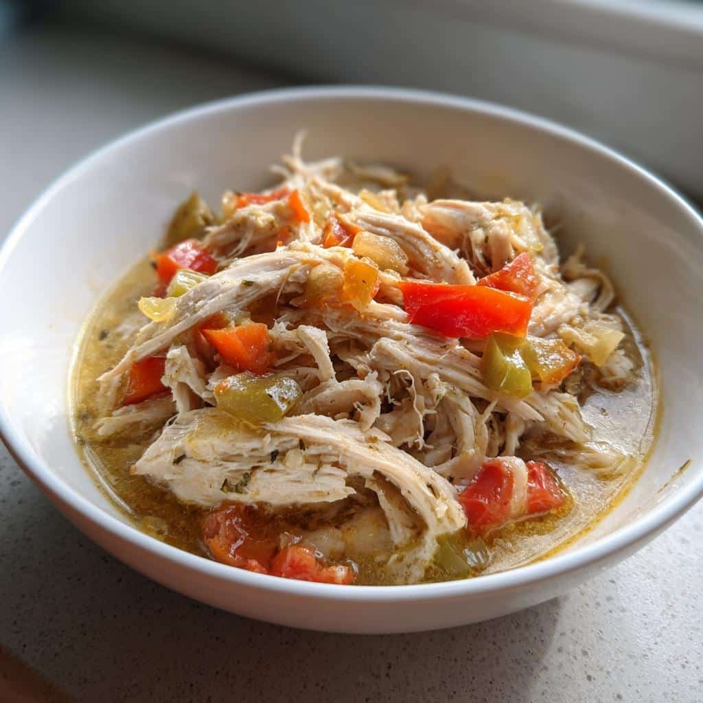 5-Ingredient Healthy Crockpot Chicken - Effortless Magic 3 chicken recipes crockpot healthy - detail 1