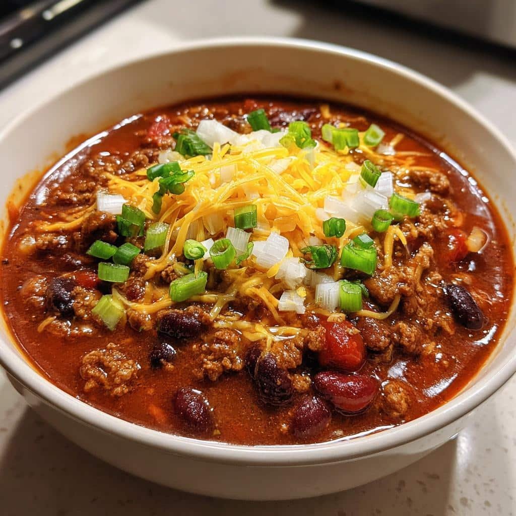 3-Ingredient Crockpot Chilli Recipe for Effortless Comfort 3 chilli recipes crockpot - detail 1