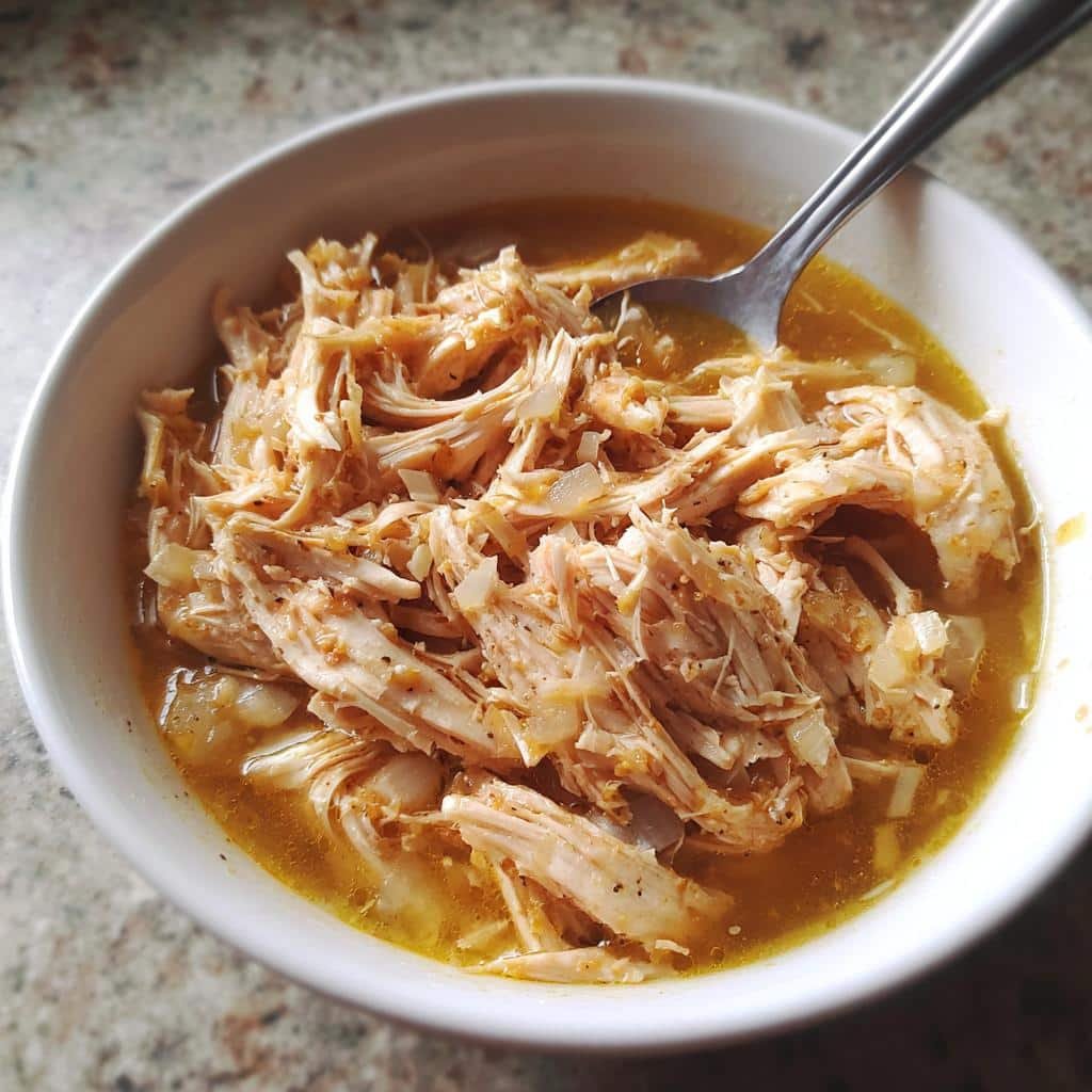 Juicy 4-Ingredient Crockpot Chicken Recipe You'll Crave 3 cooked chicken crockpot recipes - detail 1