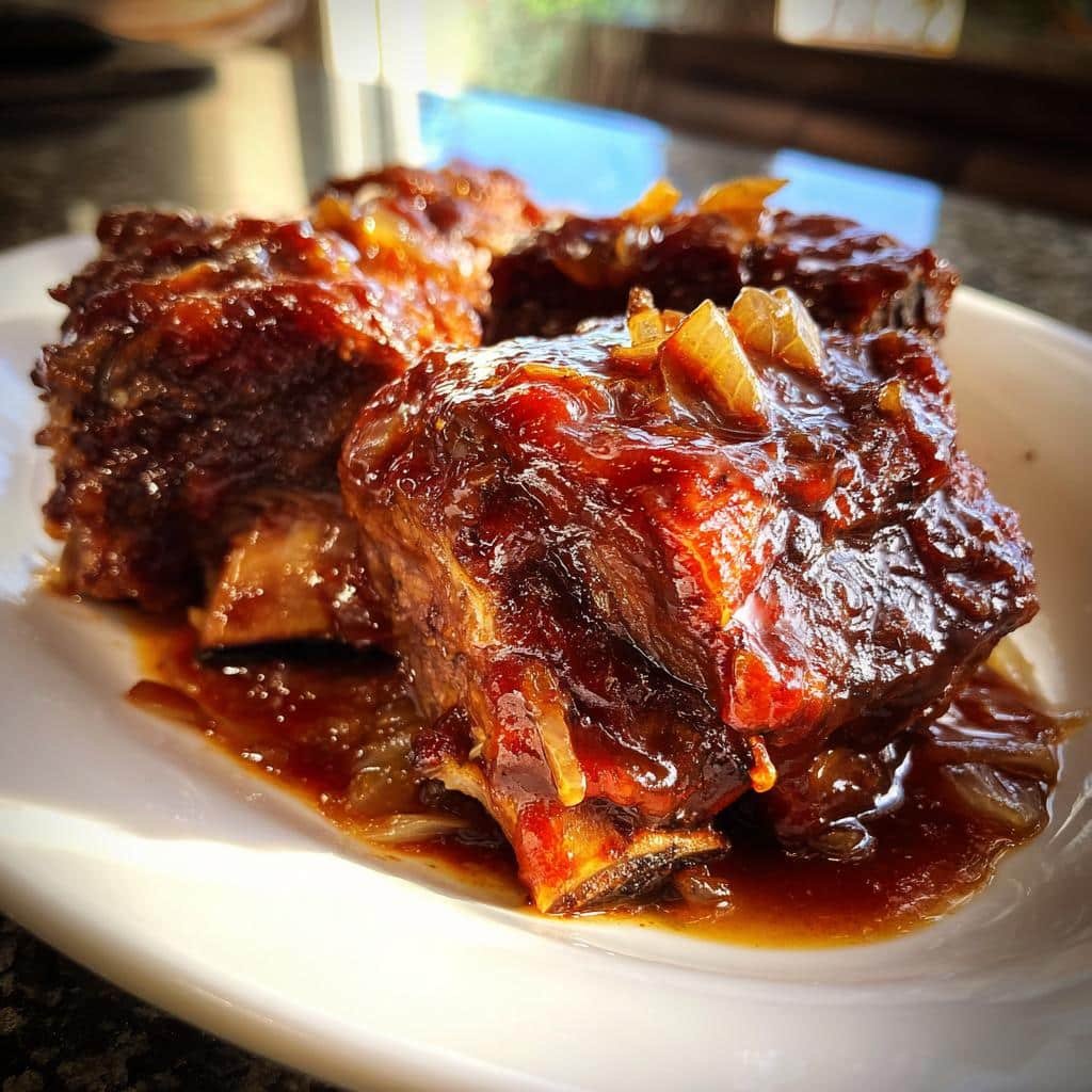 3-Ingredient Country Style Pork Ribs Crock Pot Recipe - Heavenly Tender 3 country style pork ribs crock pot easy recipes - detail 1