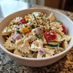 creamy bow tie pasta salad you must make