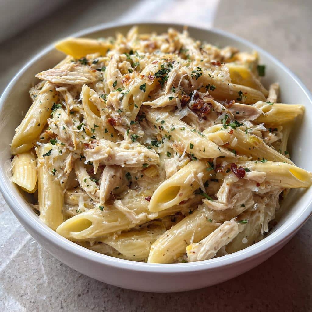 "Creamy Chicken Pasta Crockpot Recipe: 4-Hour Comfort Magic" 3 creamy chicken pasta crockpot recipes - detail 1