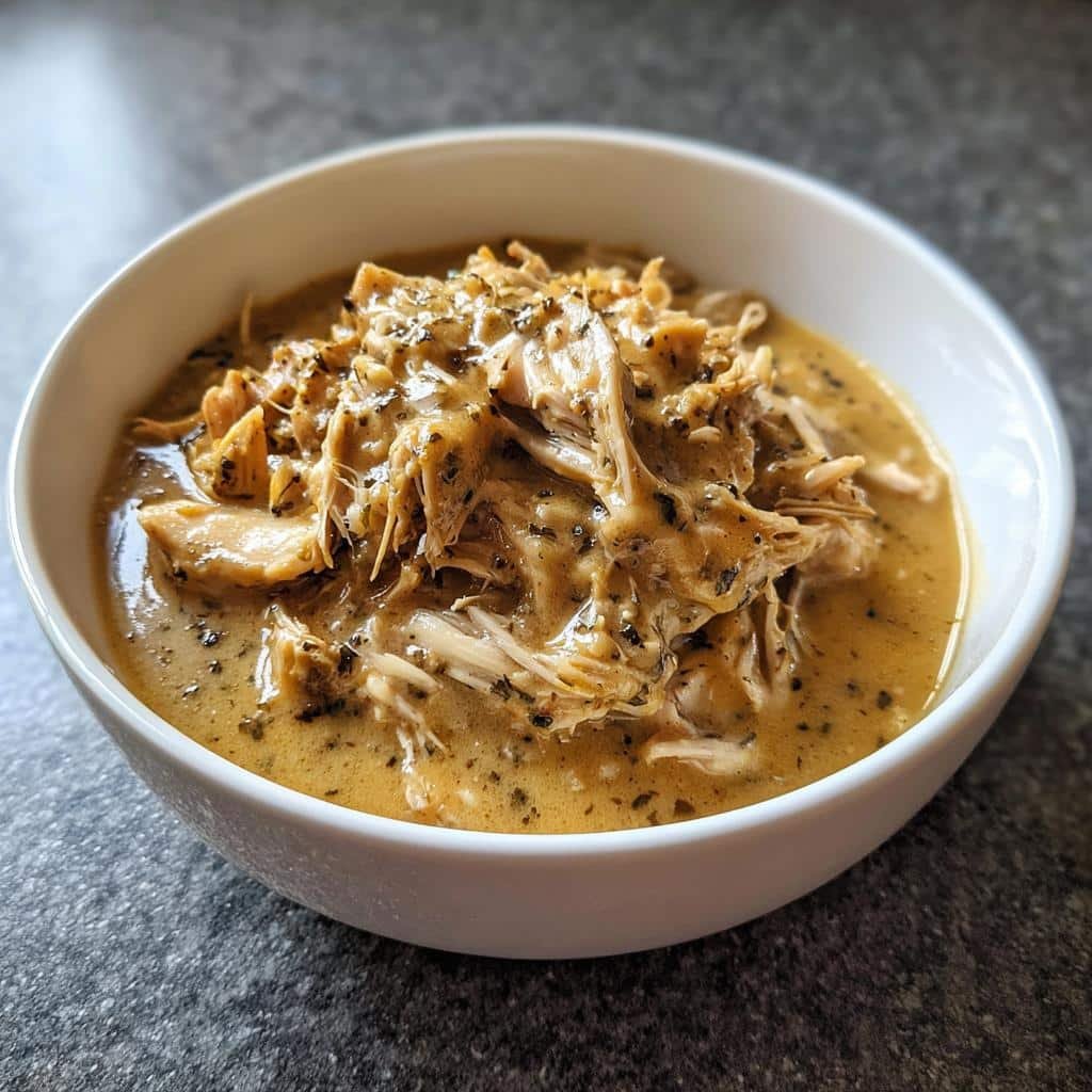 Heavenly Crockpot Chicken Gravy Recipe in 4 Easy Steps 3 crockpot chicken gravy recipes delicious comfort food - detail 1