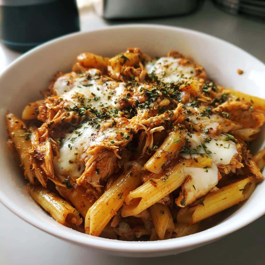 Easy 5-Ingredient Crockpot Chicken Pasta Recipe for Busy Nights 3 crockpot chicken pasta recipes - detail 1