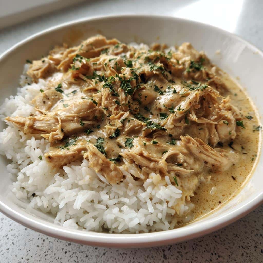 3-Ingredient Creamy Crockpot Chicken Recipe You'll Crave 3 crockpot chicken recipes cream cheese - detail 1