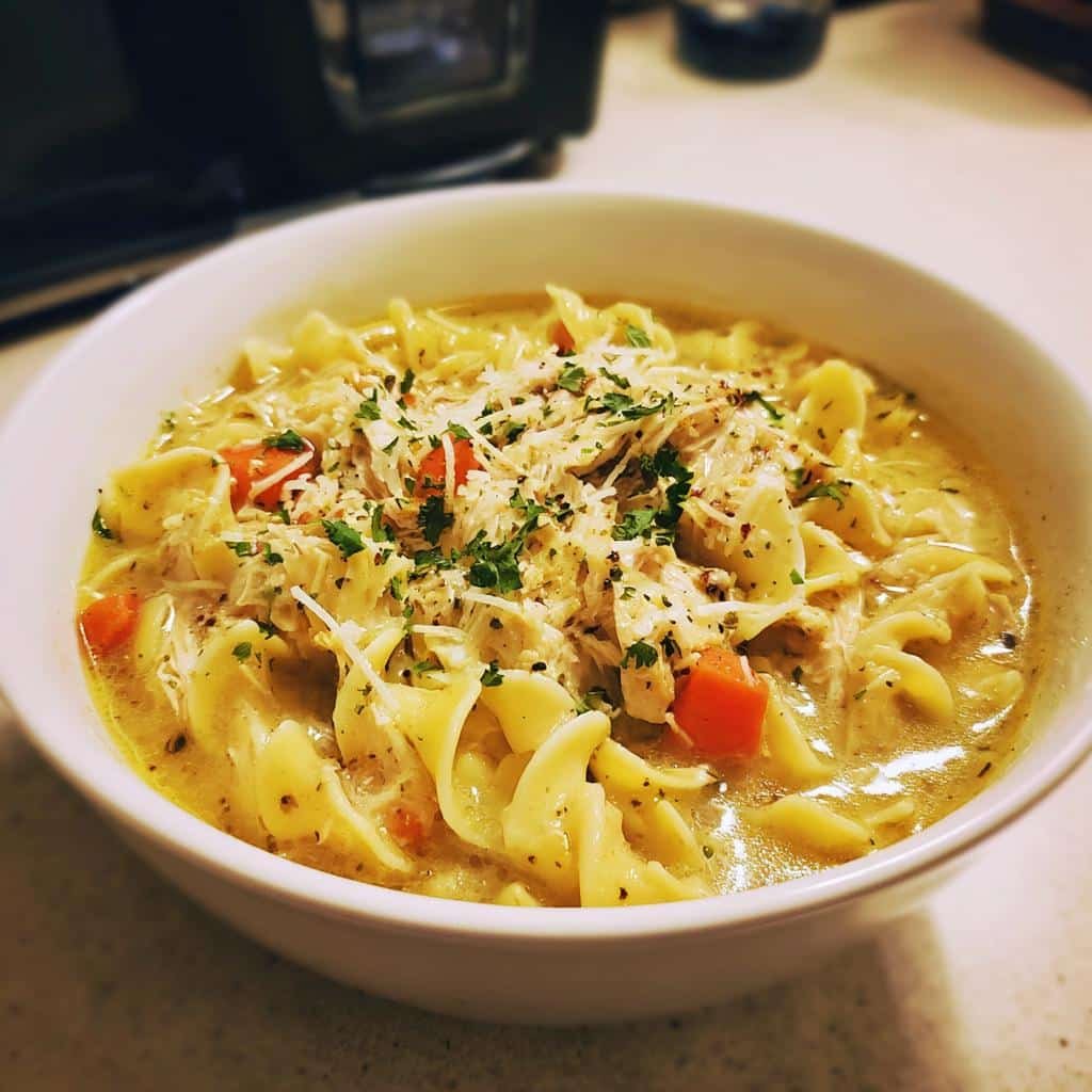 Creamy Crockpot Egg Noodle Recipe - 4-Hour Comfort Magic 3 crockpot egg noodle recipes - detail 1