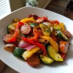 easy air fryer chicken sausage and veggies youll make on repeat
