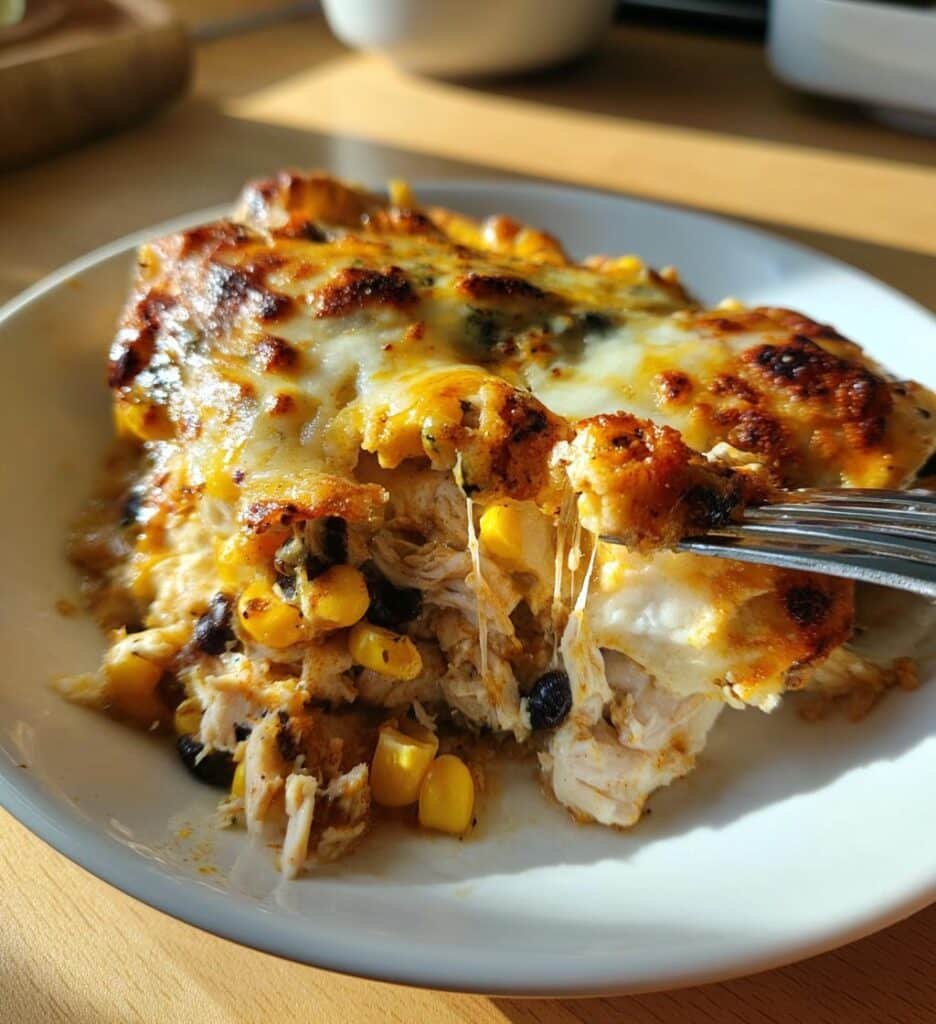 easy chicken burrito casserole for busy nights
