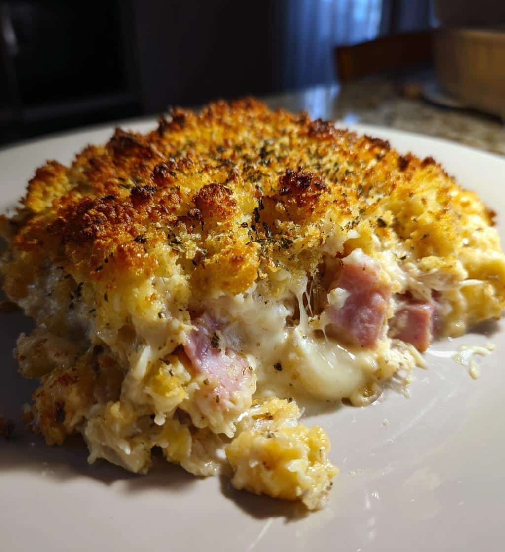 easy chicken cordon bleu casserole for busy nights - detail 1