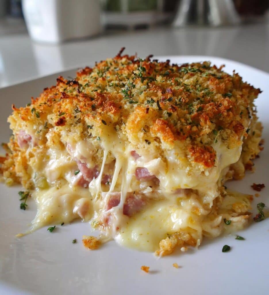 easy chicken cordon bleu casserole for busy nights