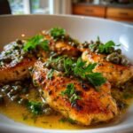 easy crockpot chicken piccata for busy days
