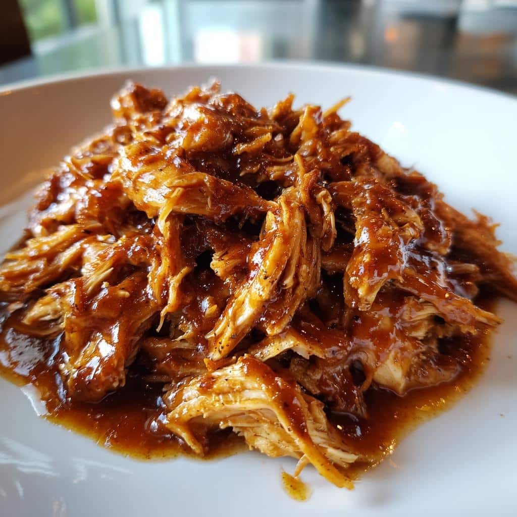 Easy Crockpot Recipes for a Crowd: 4-Ingredient BBQ Chicken Bliss 3 easy crockpot recipes for a crowd - detail 1