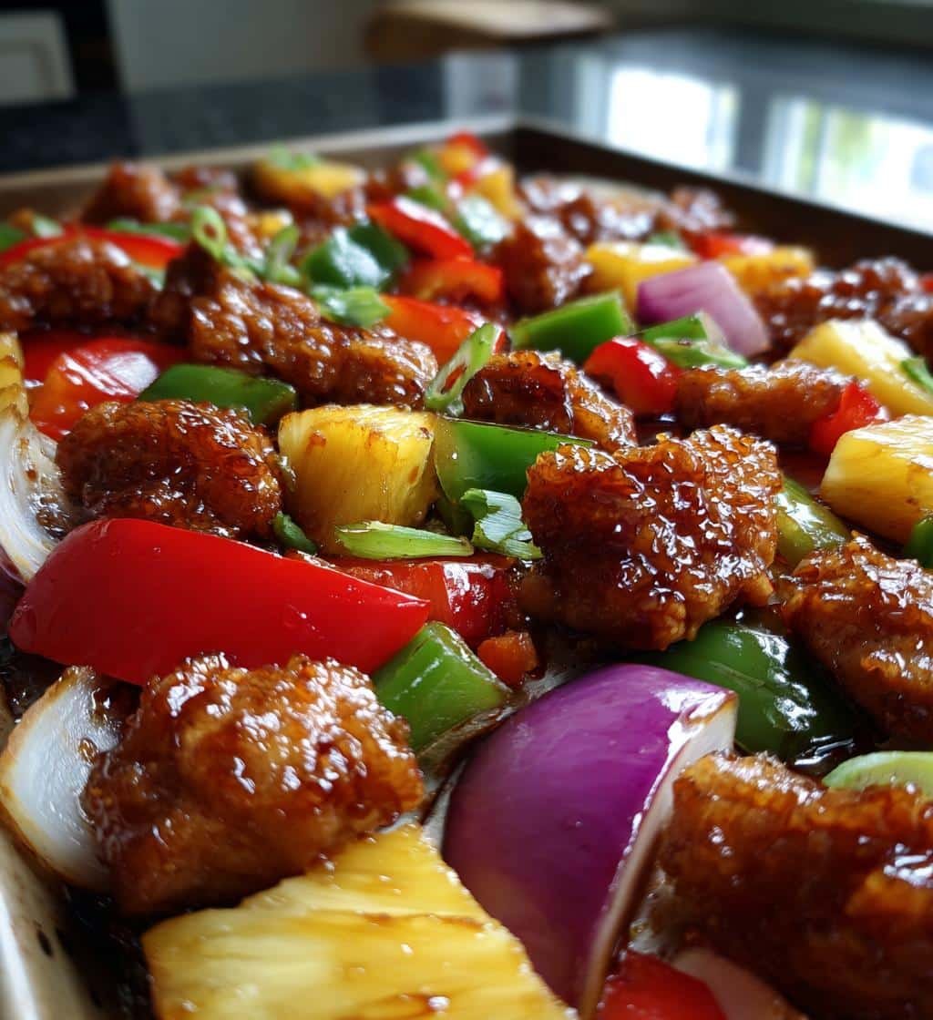 easy hawaiian chicken sheet pan everyone loves - detail 1