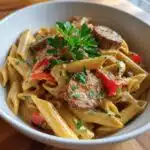 easy one pot creamy cajun sausage pasta for busy nights