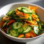 healthy cucumber carrot salad