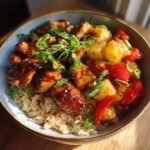 healthy teriyaki chicken and pineapple bowls made easy