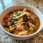 hearty crockpot chicken tortilla soup that never disappoints