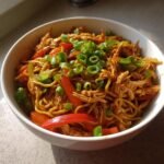 irresistible crockpot chicken lo mein for dinner tonight