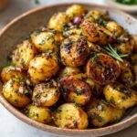 irresistible herbed roasted potato salad