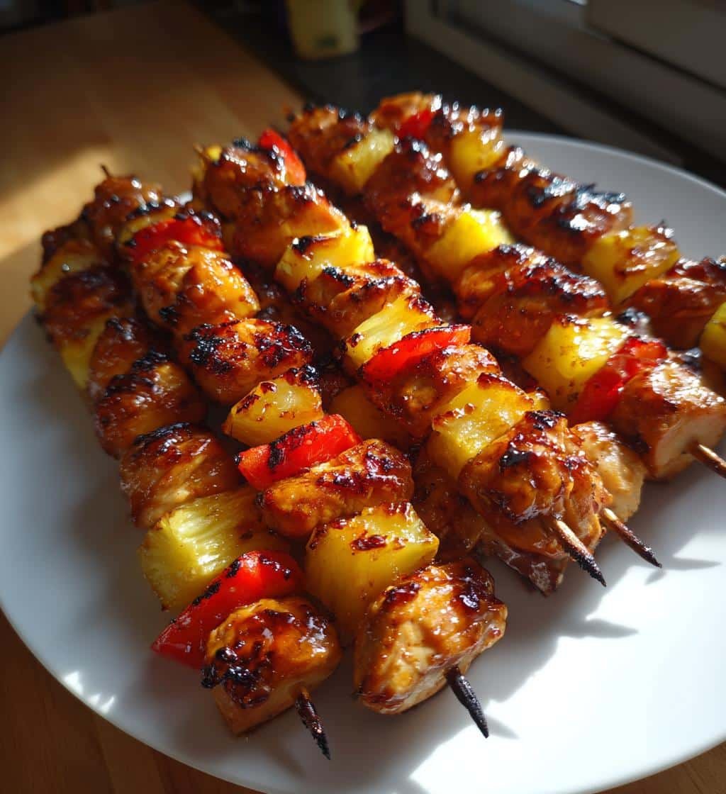 irresistible pineapple chicken kabobs for any cookout - detail 1