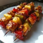 irresistible pineapple chicken kabobs for any cookout