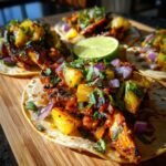 irresistible sheet pan chicken chipotle pineapple tacos