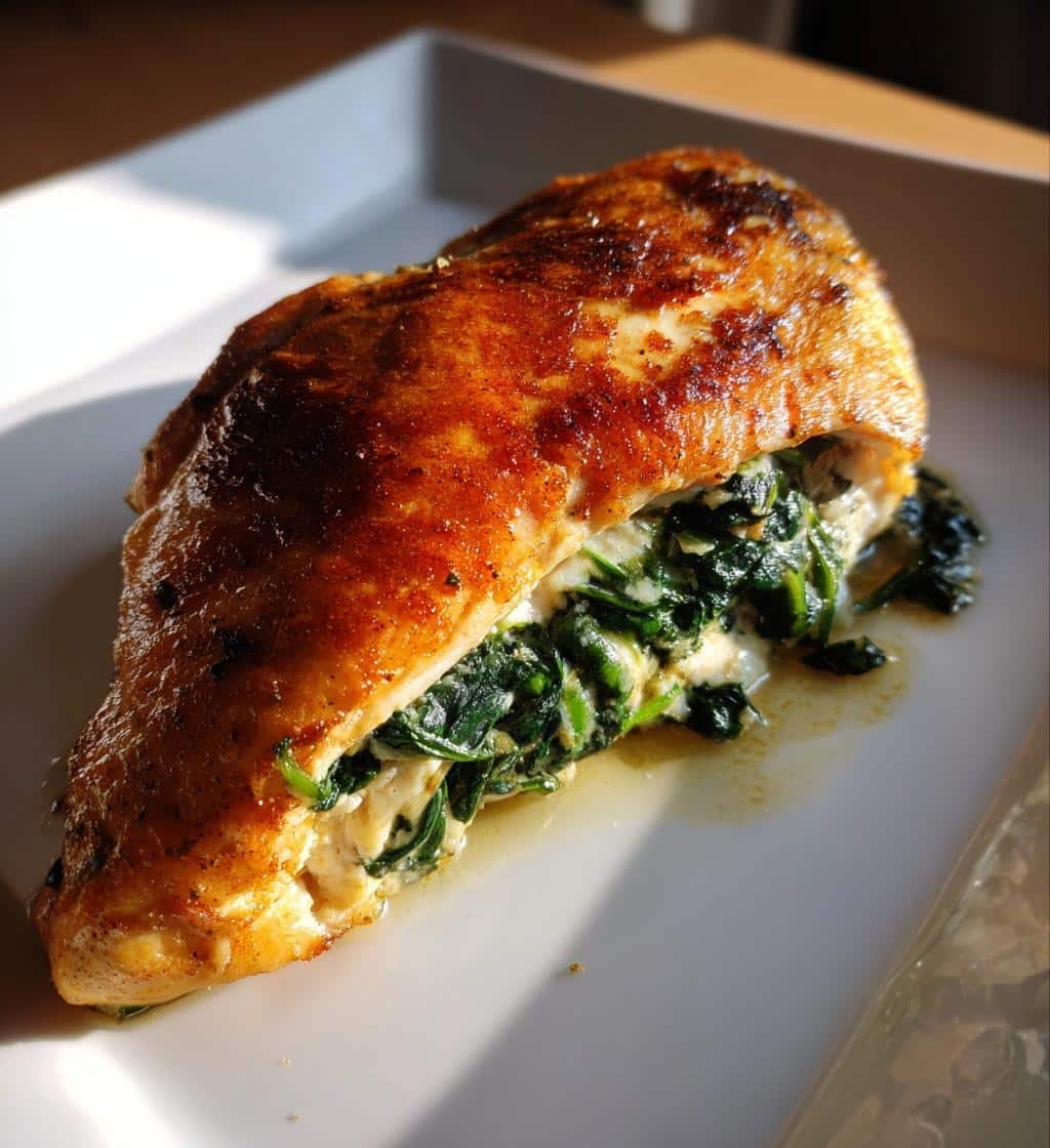 Juicy Spinach Stuffed Chicken: 4 Secrets to Perfect Moisture 3 juicy spinach stuffed chicken a must try dinner - detail 1