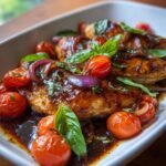 one pan balsamic chicken everyone is obsessed with