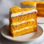 orange heart cake recipe delightful dessert