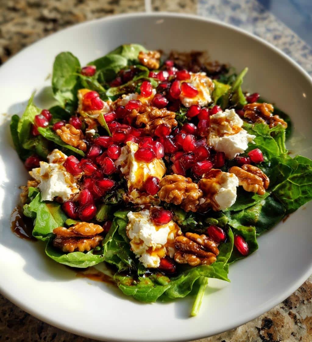 pomegranate heart salad recipe - detail 1