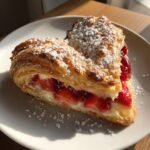 puff pastry valentine dessert