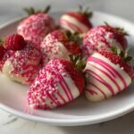 red and pink valentine treats