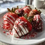 red and white valentine treats