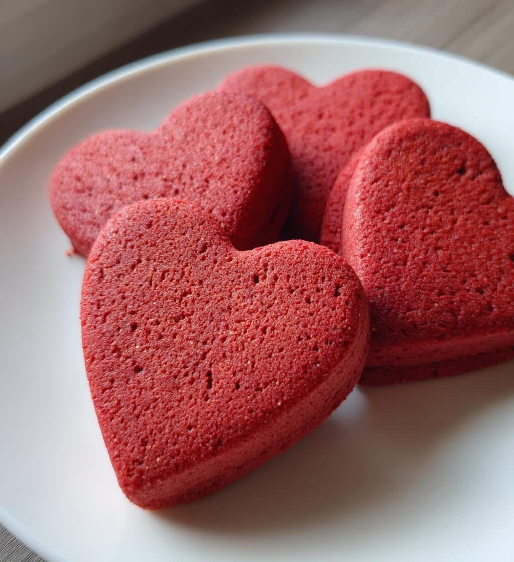 red heart cookies delightful sweetness recipe - detail 1
