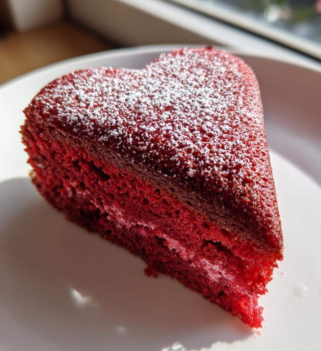 red heart shape cake reasons to love baking it - detail 1