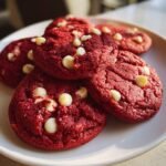 red velvet valentine cookies