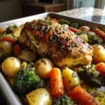 sheet pan lemon herb chicken and vegetables youll make on repeat