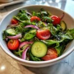 simple spring mix salad with balsamic honey dressing an everyday win