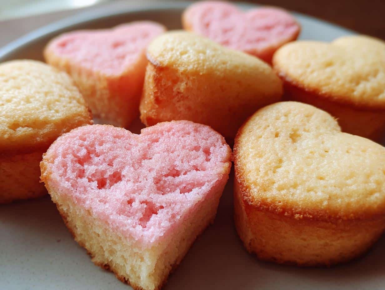 small heart cakes valentines day fun - detail 1
