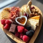 small valentines charcuterie board fun