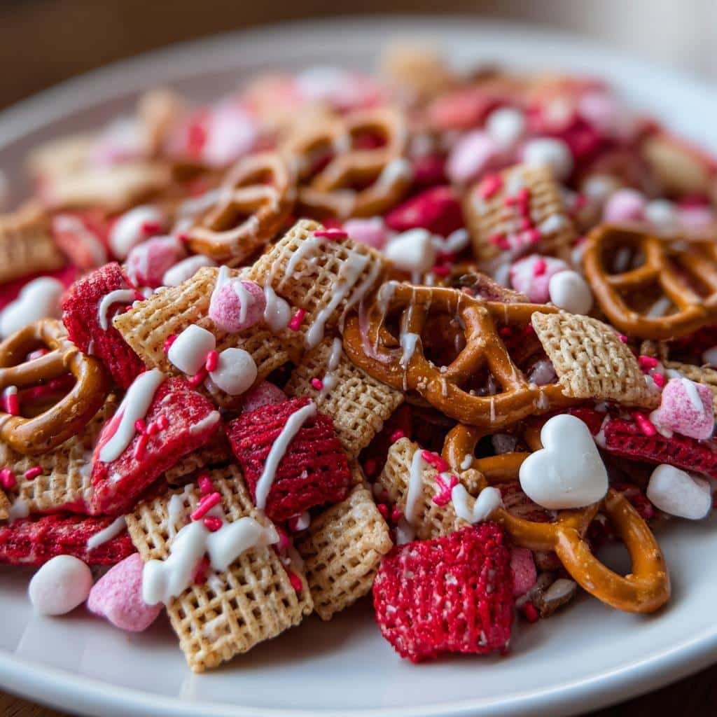 snack mix valentines day fun