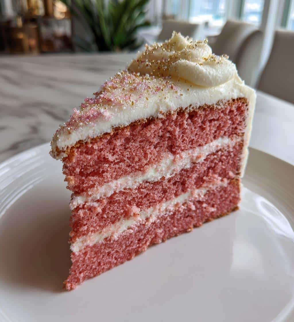 sparkly heart cake recipe - detail 1