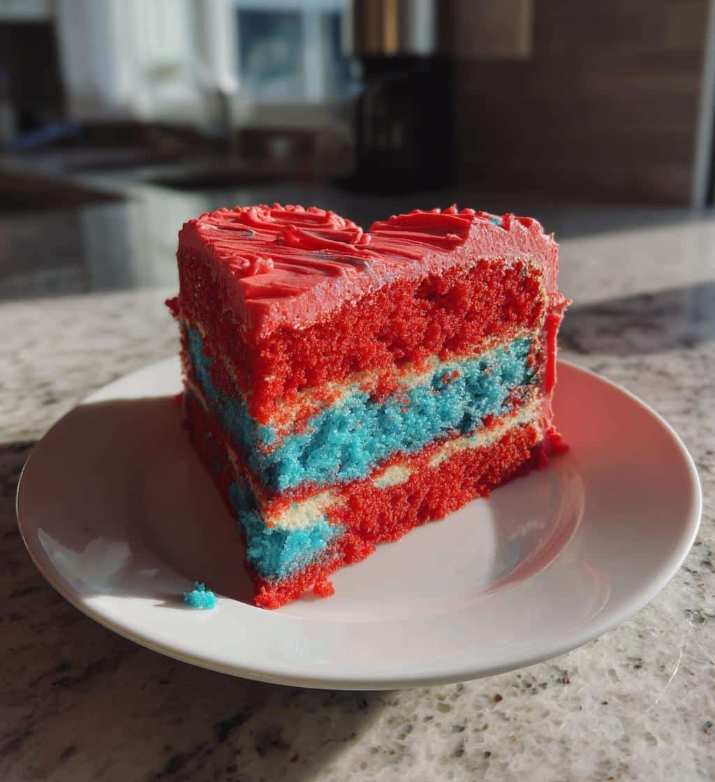 spiderman cake heart - detail 1