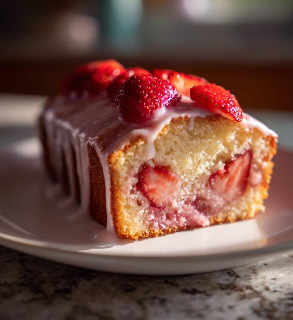 strawberry heart cake recipe deliciousness - detail 1
