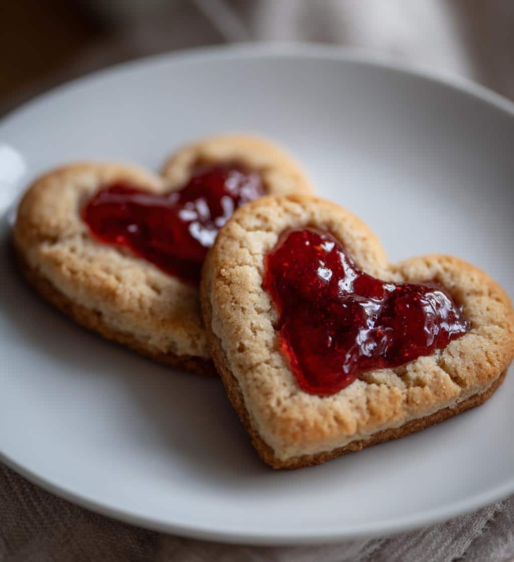 strawberry heart cookies recipe - detail 1