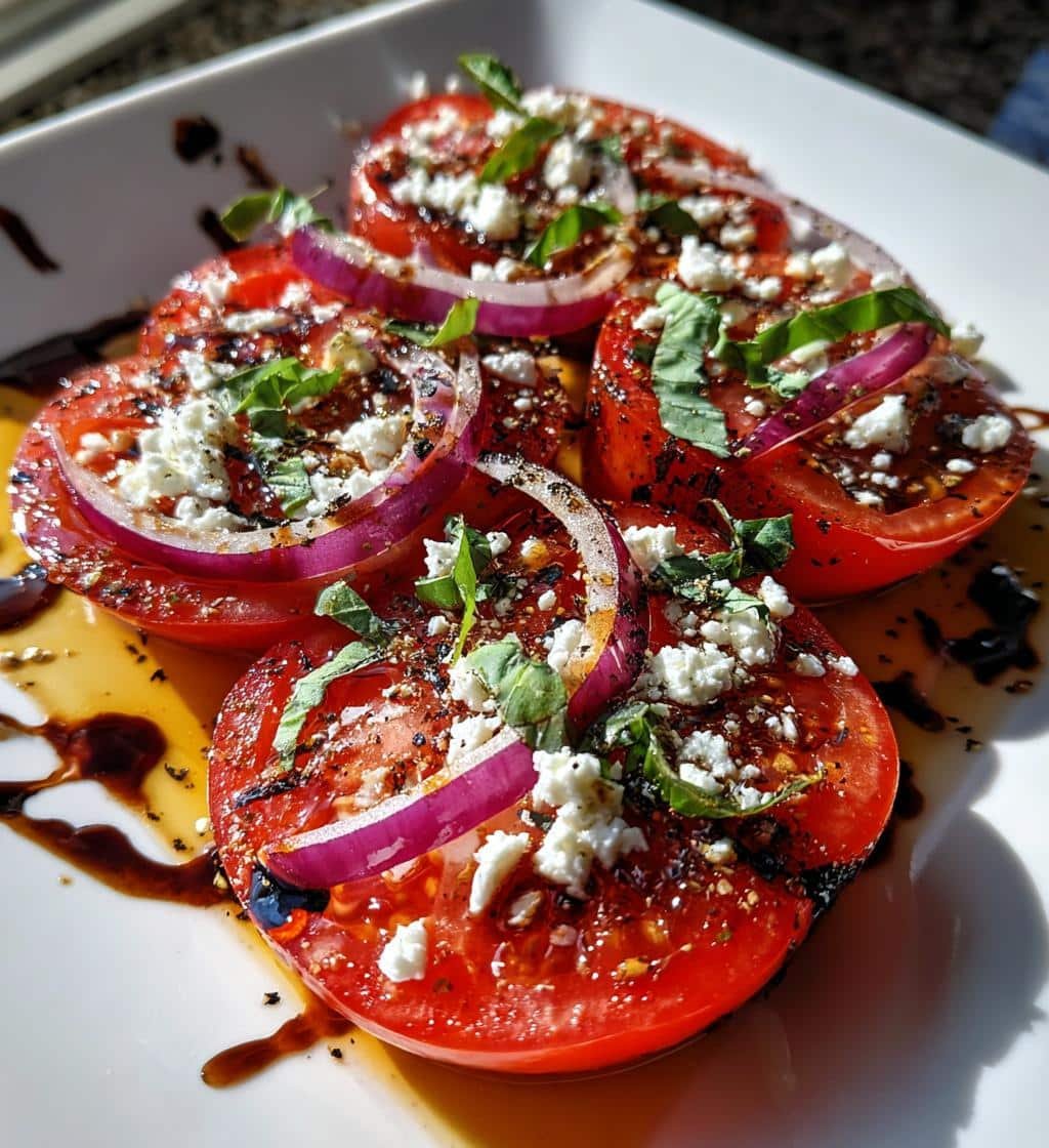 tomato heart salad delicious recipe - detail 1