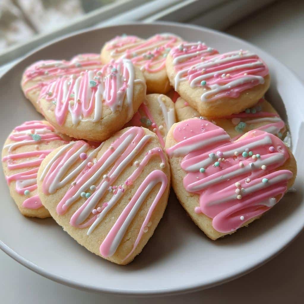 valentine bridal shower cookies - detail 1