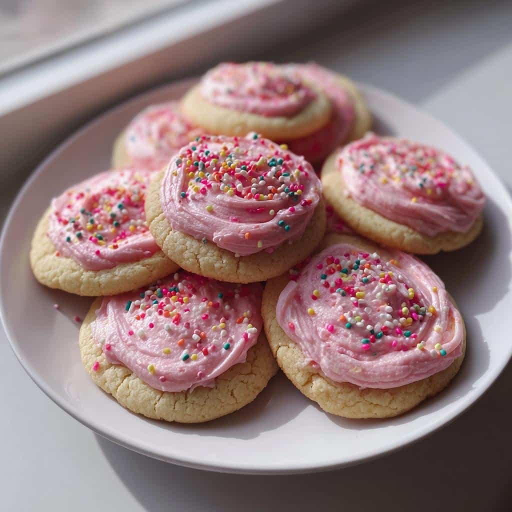 valentine buttercream cookies recipe - detail 1